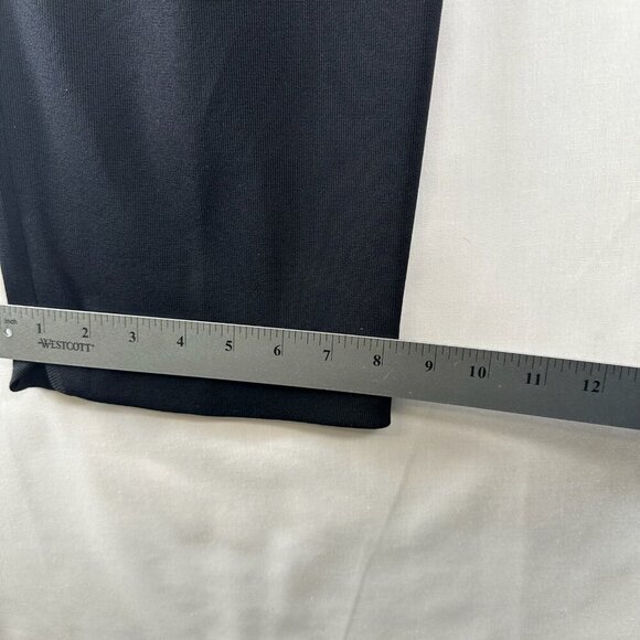 Misook Pants Womens M Exclusively High Rise Straight Pull On Elastic Waist Black - Picture 9 of 9